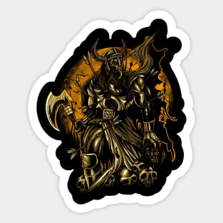 Fiendish Warrior Sticker